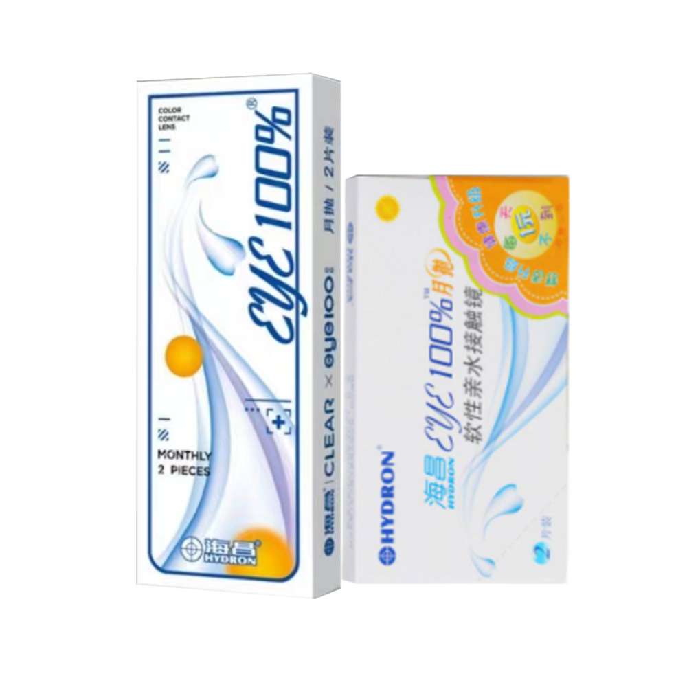 海昌EYE100%隱形眼鏡月拋2片裝